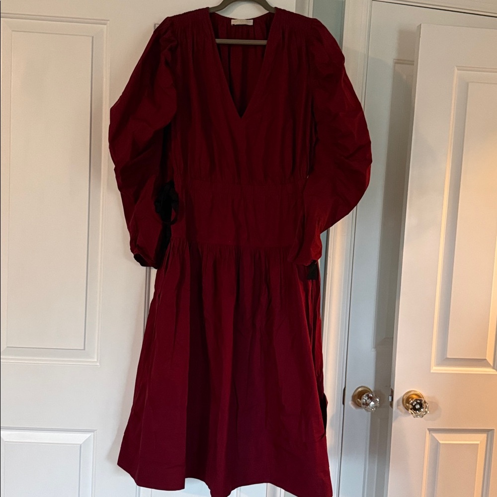 Ulla Johnson Althea Long Sleeve Midi Dress size 16